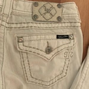 White miss me skinny jeans